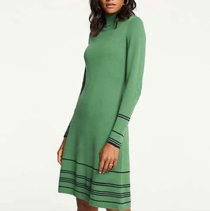 Ann Taylor Green with blue stripes - literally worn once.